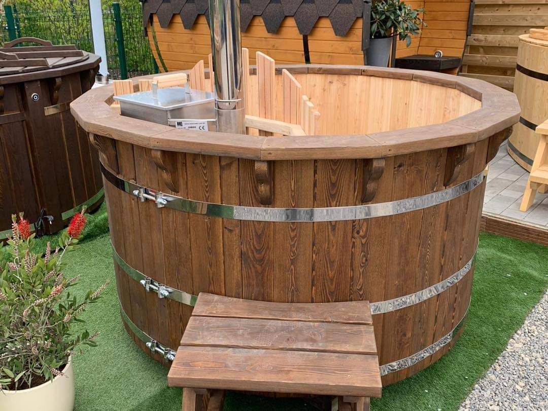 Hottub volledig in hout