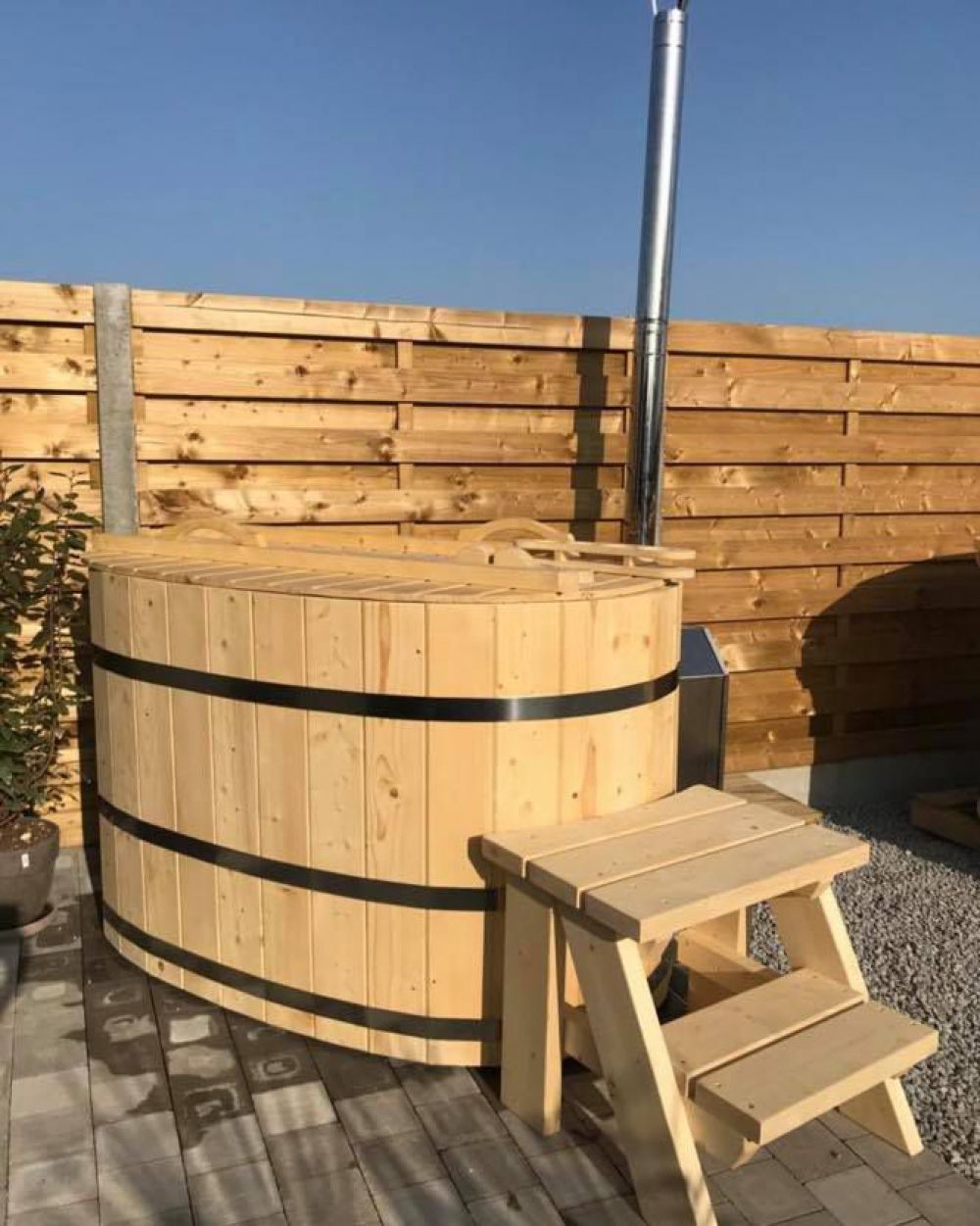 hottube volledig in hout