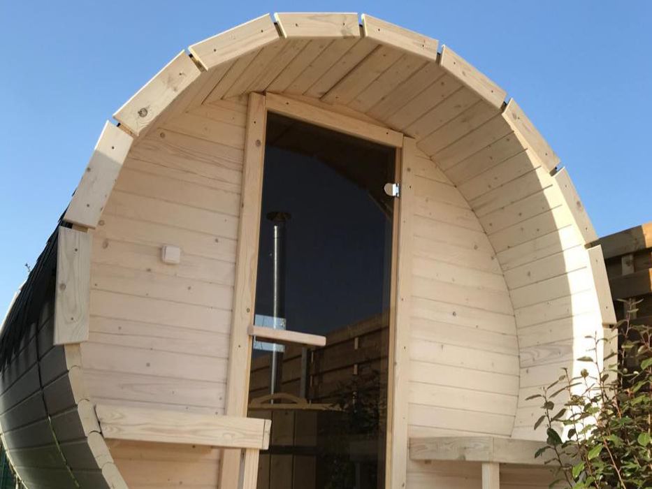 Houten sauna barrel